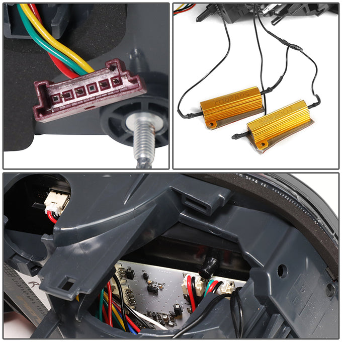 LED Sequentail Turn Signal Brake Tail Lights (Red, Smoked) <br>11-16 BMW 528I 535I 550I M5