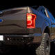 D-Motoring - Tail lights - Tron Style LED - Chrome Housing - Smoked Lens - Plug-n-Play - Pair - 15-17 Ford F-150 - 7