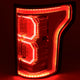 D-Motoring - Tail lights - Tron Style LED - Chrome Housing - Smoked Lens - Plug-n-Play - Pair - 15-17 Ford F-150 - 3