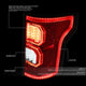 D-Motoring - Tail lights - Tron Style LED - Smoked Red Lens - Plug-n-Play - Pair - 15-17 Ford F-150 - 2