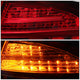 D-Motoring - Tail lights - LED - Red Housing - Clear Lens - Plug-n-Play - Pair - BMW 320i / 325i / 328i / 335i 4-Door Sedan - 4