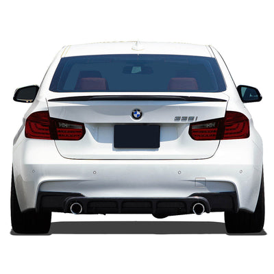 D-Motoring - Tail lights - LED - Red Housing - Smoked Lens - Plug-n-Play - Pair - BMW 320i / 325i / 328i / 335i 4-Door Sedan - 7