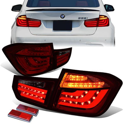 LED Brake Tail Lights (Red, Smoked) <br>13-15 BMW 320i 328i 328d 335i / xDrive