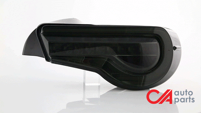LED Sequentail Turn Signal Brake Tail Lights (Smoked) <br>13-16 Scion FRS, 17-18 Toyota 86