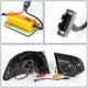 D-Motoring - Tail lights - 3D LED Bar - Red Housing - Clear Lens - Plug-n-Play - Pair - 10-14 Volkswagen Golf Hatchback - 6