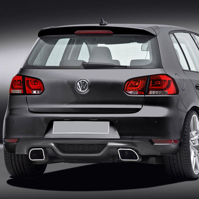 D-Motoring - Tail lights - 3D LED Bar - Red Housing - Clear Lens - Plug-n-Play - Pair - 10-14 Volkswagen Golf Hatchback - 7