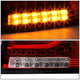 D-Motoring - Tail lights - 3D LED Bar - Red Housing - Clear Lens - Plug-n-Play - Pair - 10-14 Volkswagen Golf Hatchback - 5