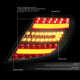 D-Motoring - Tail lights - 3D LED Bar - Black Housing - Smoked Lens - Plug-n-Play - Pair - Mercedes Benz C300 / C350 / C63 AMG / C230 / C280 / C200 - 2