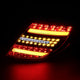 D-Motoring - Tail lights - 3D LED Bar - Black Housing - Smoked Lens - Plug-n-Play - Pair - Mercedes Benz C300 / C350 / C63 AMG / C230 / C280 / C200 - 3
