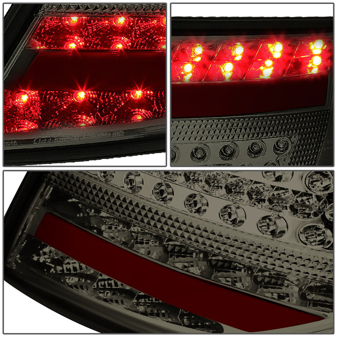 D-Motoring - Tail lights - 3D LED Bar - Black Housing - Smoked Lens - Plug-n-Play - Pair - Mercedes Benz C300 / C350 / C63 AMG / C230 / C280 / C200 - 4