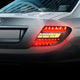 D-Motoring - Tail lights - LED - Black Housing - Smoked Lens - Plug-n-Play - Pair - 12-14 W204 C-Class 4D Sedan - 6