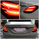 D-Motoring - 15-18 Mercedes C-Class W205 Tail Lights - Full LED - Red Lens - Plug-n-play - Pair - 6