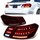 Tron Style LED Brake Tail Lights (Red, Smoked) <br>10-12 Mercedes E-Class E63 AMG