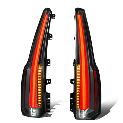 D-Motoring - Tail Lights - 3D LED - Red Lens - Plug-n-Play - Pair - Chevy Tahoe / Chevy Suburban - 1