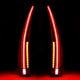D-Motoring - Tail Lights - 3D LED - Red Lens - Plug-n-Play - Pair - Chevy Tahoe / Chevy Suburban - 3