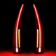 D-Motoring - Tail Lights - 3D LED - Red Lens - Plug-n-Play - Pair - Chevy Tahoe / Chevy Suburban - 3