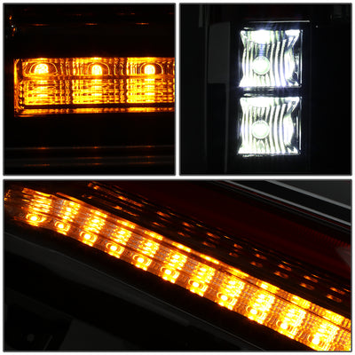 D-Motoring - Tail Lights - 3D LED - Red Lens - Plug-n-Play - Pair - Chevy Tahoe / Chevy Suburban - 4