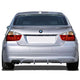 D-Motoring - Tail lights - LED - Chrome Housing - Red Clear Lens - Plug-n-Play - Pair - BMW 320i / 325i / 330i / 335i 4-Door Sedan - 7