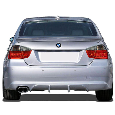 D-Motoring - Tail lights - LED - Chrome Housing - Red Smoked Lens - Plug-n-Play - Pair - BMW 320i / 325i / 330i / 335i 4-Door Sedan - 7