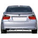 D-Motoring - Tail lights - LED - Chrome Housing - Red Smoked Lens - Plug-n-Play - Pair - BMW 320i / 325i / 330i / 335i 4-Door Sedan - 7