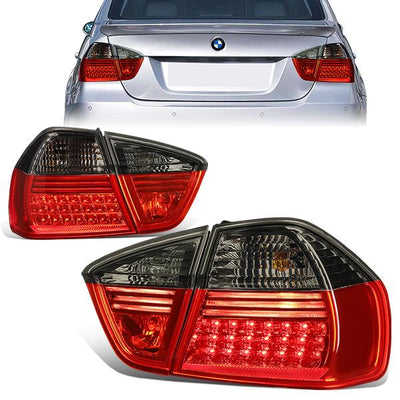 LED Brake Tail Lights (Red, Smoked) <br>05-08 BMW 325i 325xi 330i 330xi 335i 335xi