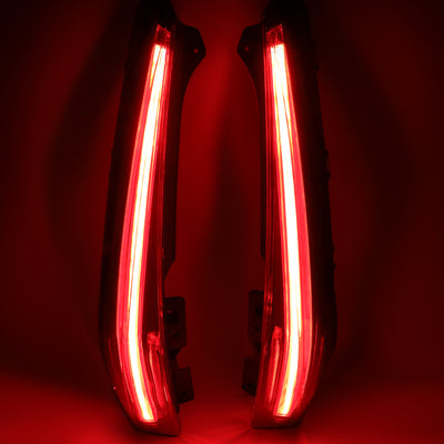 D-Motoring - 07-14 Cadillac Escalade & ESV Tail Lights - Full LED 3D Bar Reverse/Turn Sighnal - Smoked Lens - Plug-n-play - Pair - 4