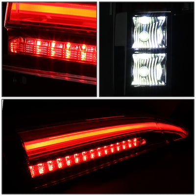 D-Motoring - 07-14 Cadillac Escalade & ESV Tail Lights - Full LED 3D Bar Reverse/Turn Sighnal - Smoked Lens - Plug-n-play - Pair - 5