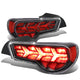 LED Sequentail Turn Signal Brake Tail Lights (Black) <br>13-16 Scion FR-S, 17-20 Toyota 86