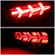 D-Motoring - Tail lights - Lambo Sequential LED - Black Housing - Red Signal - Plug-n-Play - Pair - 13-17 Scion / Toyota FRS GT86 / Subaru BRZ - 3