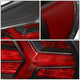 D-Motoring - Tail lights - Lambo Sequential LED - Black Housing - Red Signal - Plug-n-Play - Pair - 13-17 Scion / Toyota FRS GT86 / Subaru BRZ - 4