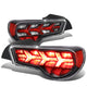 LED Sequentail Turn Signal Brake Tail Lights (Black) <br>13-16 Scion FR-S, 17-20 Toyota 86