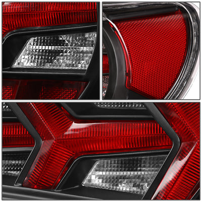 D-Motoring - Tail lights - Lambo Sequential LED - Black Housing - Clear Signal - Plug-n-Play - Pair - 13-17 Scion / Toyota FRS GT86 / Subaru BRZ - 4
