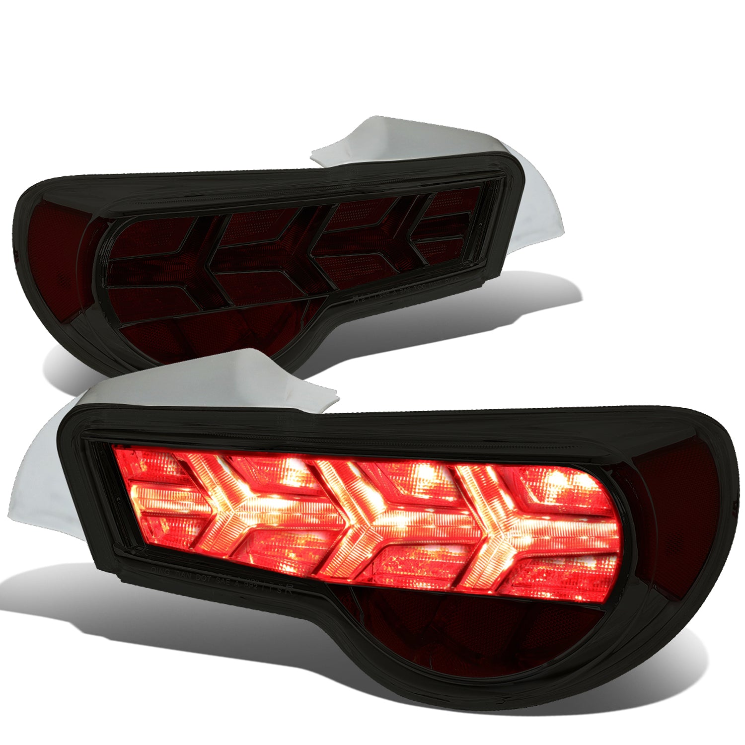 LED Sequentail Turn Signal Brake Tail Lights (Smoked) <br>13-16 Scion FR-S, 17-20 Toyota 86