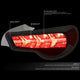D-Motoring - Tail lights - Lambo Sequential LED - Chrome Housing - Smoked Lens - Red Signal - Plug-n-Play - Pair - Scion / Toyota FRS GT86 / Subaru BRZ - 2