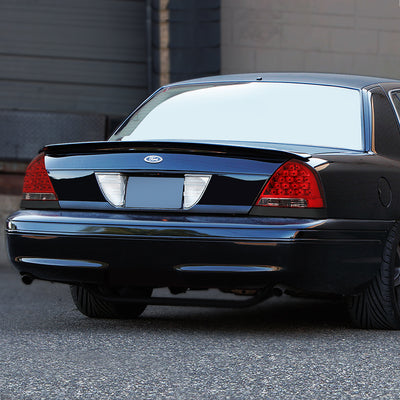 D-Motoring - 98-11 Ford Crown Victoria Tail Lights - Full LED - Red Lens - Plug-n-play - Pair - 7
