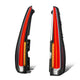 Cadillac Style LED Brake Tail Lights (Red) <br>07-14 Chevy Suburban / GMC Yukon 1500 2500