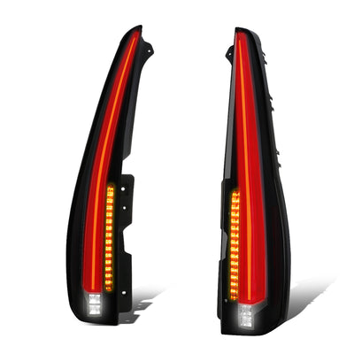 Cadillac Style LED Brake Tail Lights (Smoked) <br>07-14 Chevy Suburban / GMC Yukon 1500 2500
