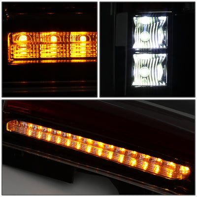 D-Motoring - 07-14 Tahoe/Yukon Tail Lights - Full LED+3D Tube Bar - Smoked Lens - Plug-n-play - Pair - 5