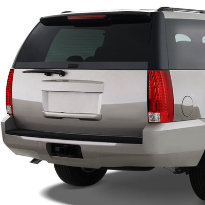 D-Motoring - 07-14 Chevy Suburban/GMC Yukon Tail Lights - Full LED Brake Light+Turn Signal - Clear / Red Lens - Plug-n-play - Pair - 7