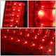D-Motoring - 07-14 Chevy Suburban/GMC Yukon Tail Lights - Full LED Brake Light+Turn Signal - Clear / Red Lens - Plug-n-play - Pair - 4