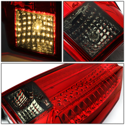 D-Motoring - Tail Lights - Full LED - Smoked / Red Lens - Plug-n-play - Pair - Chevy Suburban 1500 / 2500 / Tahoe / GMC Yukon / XL 1500 / XL 2500 - 5