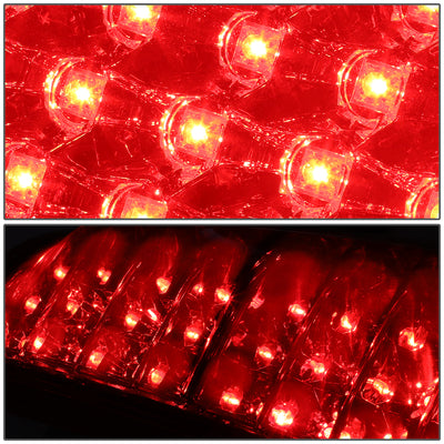 D-Motoring - Tail lights - LED - Chrome Housing - Red Clear Lens - Plug-n-Play - Pair - Chevy Suburban 1500 / 2500 / Tahoe / GMC Yukon / XL 1500 / XL 2500 - 3