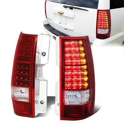 LED Brake Tail Lights (Red) <br>07-14 Chevy Suburban 1500 2500 Tahoe