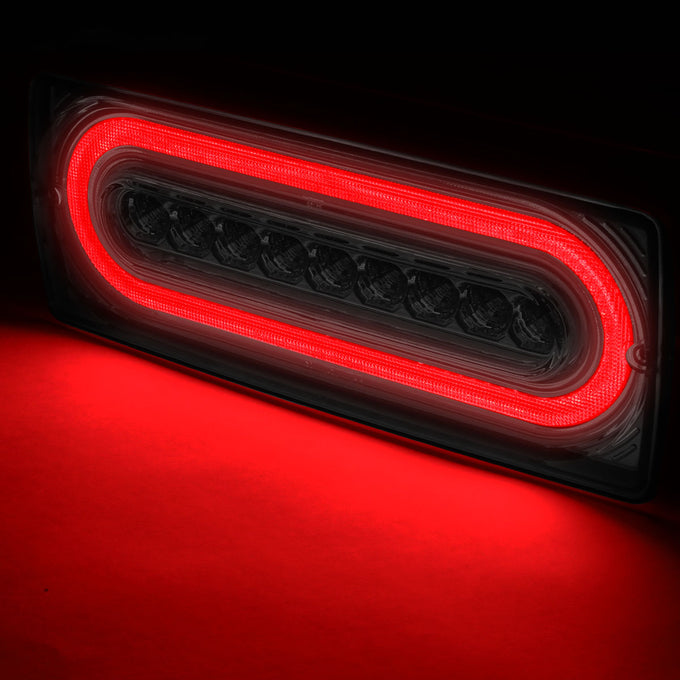 D-Motoring - Tail lights - LED - Chrome Housing - Smoked Lens - Pair - Mercedes G500 G55 AMG / G550 G63 AMG / GLA45 AMG - 3