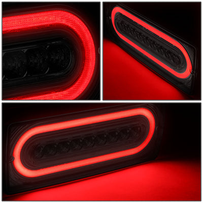 D-Motoring - Tail lights - LED - Chrome Housing - Smoked Lens - Pair - Mercedes G500 G55 AMG / G550 G63 AMG / GLA45 AMG - 4