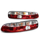D-Motoring - Tail lights - Chrome Housing - Red Clear Lens - Plug-n-Play - Pair - Lexus SC300 / SC400 - 1