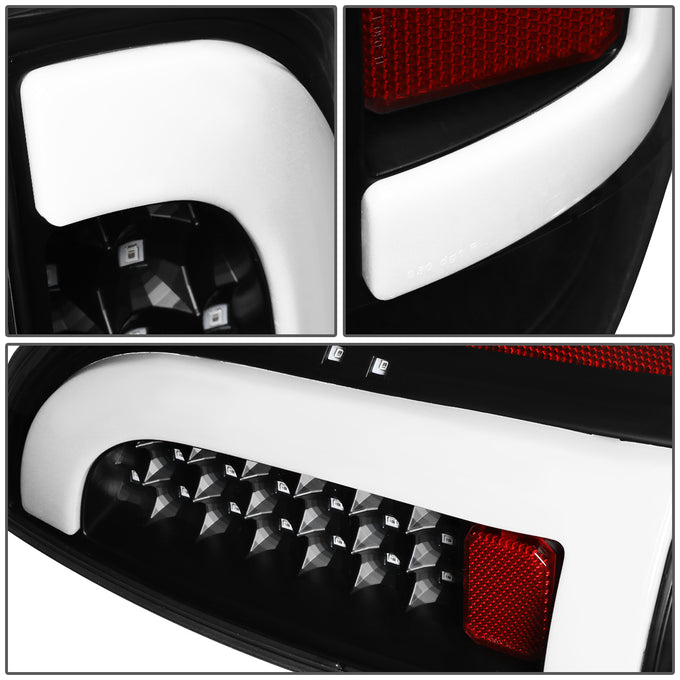 D-Motoring - Tail lights - 3D LED Bar Tube - Clear Lens - Plug-n-Play - Pair - 05-15 Toyota Tacoma - 4