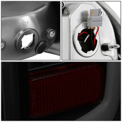 D-Motoring - Tail lights - 3D LED Bar Tube - Smoked Red Lens - Plug-n-Play - Pair - 05-15 Toyota Tacoma - 5
