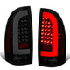 D-Motoring - Tail lights - 3D LED Bar Tube - Smoked Red Lens - Plug-n-Play - Pair - 05-15 Toyota Tacoma - 1