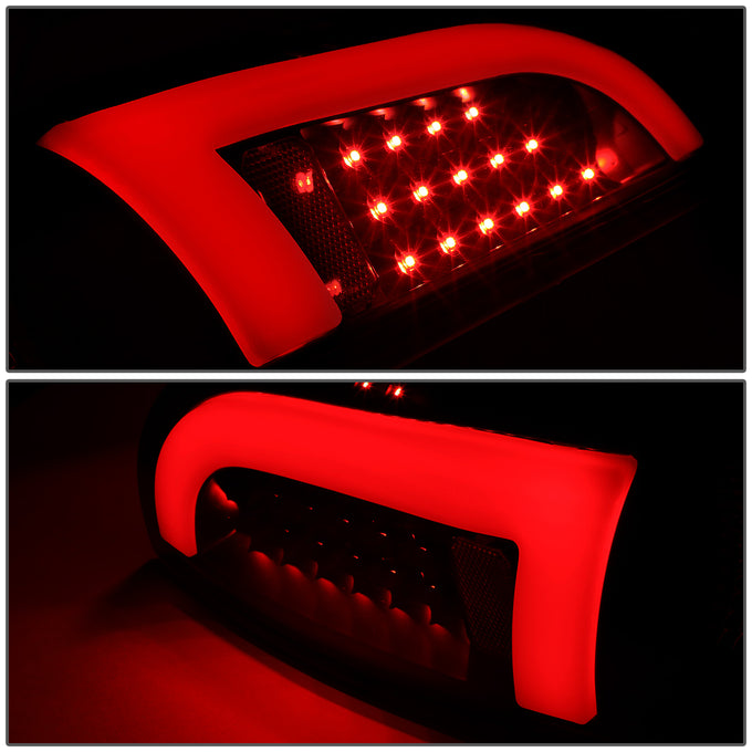 D-Motoring - Tail lights - 3D LED Bar Tube - Smoked Red Lens - Plug-n-Play - Pair - 05-15 Toyota Tacoma - 3